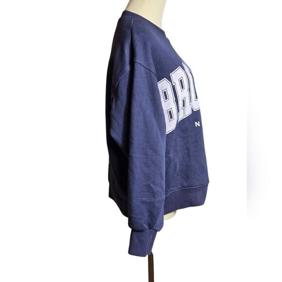 Altar'd State Anthropologie Blue Brooklyn Relaxed Fit Sweatshirt - Picture 2 of 5